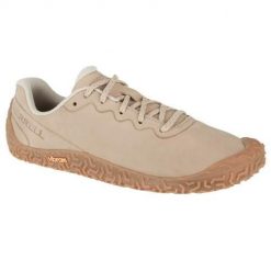 Buty do biegania damskie Merrell Vapor Glove 6 Ltr. Brązowe obuwie sportowe damskie Merrell, z gumy, bez zapięcia, do biegania. Za 675.00 zł.