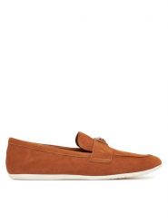 Guess Lordsy FLTBAY SUE14 Brązowy. Brązowe półbuty damskie Guess, z aplikacjami, ze skóry, bez obcasa, bez zapięcia. Za 469.99 zł.