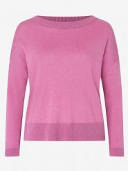More & More Sweter w kolorze jasnoróżowym rozmiar: 34. Różowe swetry klasyczne damskie More & More, bez kołnierzyka. Za 120.95 zł.