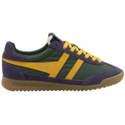 Sneakersy damskie Gola Firefly. Zielone obuwie sportowe casual damskie Gola, bez zapięcia. Za 427.50 zł.