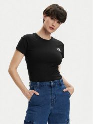 The North Face T-Shirt Redbox NF0A87NM Czarny Regular Fit. Czarne t-shirty damskie The North Face, xl, bez wzorów, z bawełny, bez kołnierzyka. Za 109.99 zł.
