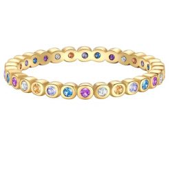 Glanzstücke München Pierscionek z Srebra Sterling w zlocie zóltym z Cyrkonia Pierścionki 1 ct Damski. Żółte pierścionki damskie Glanzstücke München, z cyrkonią, pozłacane. Za 249.99 zł.