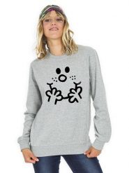 WOOOP Bluza w kolorze szarym rozmiar: S. Szare bluzy damskie Wooop, s, bez wzorów, bez kaptura. Za 110.55 zł.