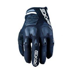 Rękawiczki E2 - CZARNE - S/8. Czarne rękawiczki damskie FIVE GLOVES, bez wzorów. Za 221.00 zł.