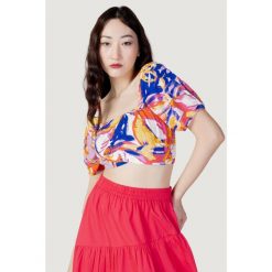 Stanik opaska Kobieta ONLY ONLNOVA LIFE S/S GEORGIA AOP PTM. Żółte biustonosze sportowe damskie Only, bez wzorów. Za 126.65 zł.