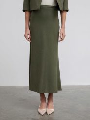 BGN Spódnica w kolorze ciemnozielonym rozmiar: 38. Zielone spódnice damskie BGN, na co dzień, bez wzorów, maxi. Za 57.20 zł.