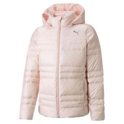 Puma Kurtka Light Goose Down 53194436. Czerwone kurtki sportowe damskie Puma, m, bez wzorów, z puchu, bez kaptura. Za 324.62 zł.