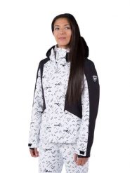 Kurtka Narciarska Rossignol damska W Saluver PR JKT biała. Białe kurtki sportowe damskie Rossignol, na zimę, l, bez wzorów, z materiału, z kapturem. Za 1,319.00 zł.