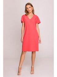 Stylove Sukienka w kolorze czerwonym rozmiar: M. Czerwone sukienki damskie Stylove, bez wzorów, bez ramiączek. Za 185.76 zł.