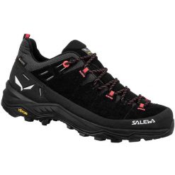 Buty trekkingowe damskie Salewa Alp Trainer 2 Gtx. Czarne obuwie trekkingowe damskie Salewa, z materiału, bez zapięcia. Za 1,034.00 zł.
