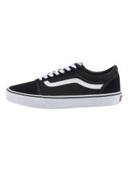 Vans Sneakersy "Ward" w kolorze czarno-białym rozmiar: 43. Czarne obuwie sportowe damskie Vans, z materiału, bez zapięcia. Za 259.13 zł.