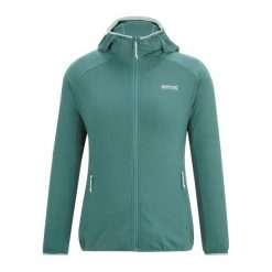 Damska Bluza Polarowa Huntdale Fleece Jacket. Zielone bluzy damskie Regatta, na zimę, bez wzorów, z polaru, bez kaptura. Za 160.99 zł.