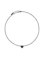 Liebeskind Naszyjnik z elementem ozdobnym - dł. 40 cm rozmiar: onesize. Czarne naszyjniki damskie Liebeskind, ze stali. Za 130.99 zł.