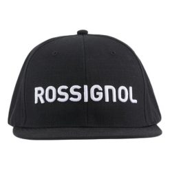 Czapka typu snapback Rossignol Corporate. Czarne czapki z daszkiem damskie Rossignol, bez wzorów. Za 247.50 zł.
