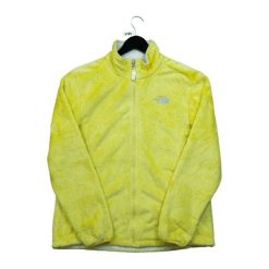 Second life - Kurtka polarowa The North Face - Jak nowy. Żółte kurtki damskie The North Face, bez wzorów, z polaru, bez kaptura. Za 241.07 zł.