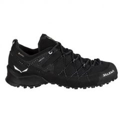 Buty trekkingowe damskie Salewa Wildfire 2 Gtx. Czarne obuwie trekkingowe damskie Salewa, z materiału, bez zapięcia. Za 997.00 zł.