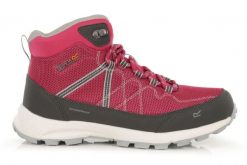 Buty trekkingowe damskie Regatta Samaris Lite wodoodporne. Czerwone obuwie trekkingowe damskie Regatta, z gumy, bez zapięcia. Za 224.49 zł.