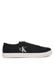 Calvin Klein Jeans Tenisówki Ess Vulc Low Cv Mg Wn YW0YW01762 Czarny. Białe obuwie sportowe damskie Calvin Klein Jeans, bez wzorów, z jeansu, bez zapięcia. Za 209.99 zł.