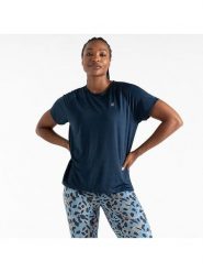 Dare 2b Koszulka sportowa "Gravitate" w kolorze granatowym rozmiar: 42. Niebieskie koszulki sportowe damskie Dare 2b, bez wzorów, z materiału, bez ramiączek, outdoorowe. Za 61.45 zł.