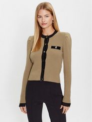 Liu Jo Kardigan CF3015 MS99E Brązowy Regular Fit. Brązowe kardigany damskie Liu Jo, m, bez wzorów, z wiskozy. Za 849.99 zł.