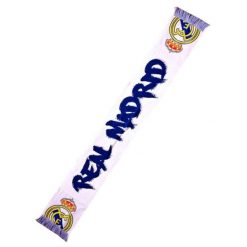 Real Madryt szalik kibica Knitted Scarf 32ND RM4BUF32 wielokolorowy. Białe szaliki damskie REAL MADRID, bez wzorów. Za 99.00 zł.