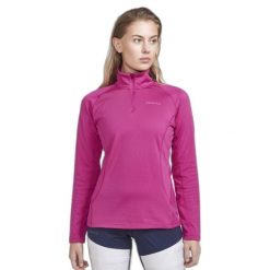 Damska termiczna bluza dresowa Craft Core Beat. Czerwone bluzy damskie Craft, s, bez wzorów, z dresówki, bez kaptura. Za 134.00 zł.