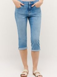 Angels Dżinsy Capri - Cici Turn Up Kobiety Bawełna niebieski, 34. Niebieskie jeansy damskie Angels. Za 279.95 zł.