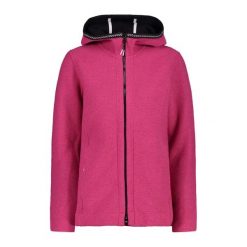 Bluza damska z kapturem CMP. Czarne bluzy damskie CMP, bez wzorów, z dresówki, z kapturem. Za 592.45 zł.
