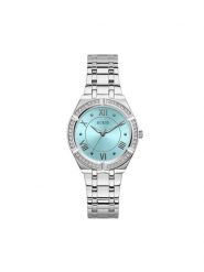 Guess Zegarek Cosmo GW0033L7 Srebrny. Szare, analogowe zegarki damskie Guess, srebrne. Za 999.99 zł.