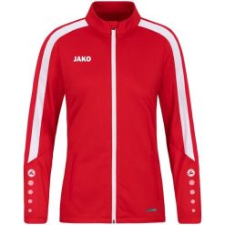 Damska bluza dresowa Jako Power. Czerwone bluzy damskie JAKO, bez wzorów, z dresówki, bez kaptura. Za 325.00 zł.