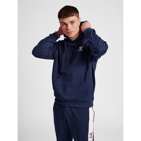 Bluza z kapturem Hummel IC Dayton. Niebieskie bluzy damskie Hummel, xs, bez wzorów, z kapturem. Za 270.00 zł.