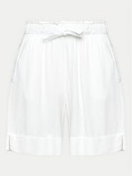 Deha Bermudy A00637 Biały Regular Fit. Białe szorty damskie Deha, bez wzorów, z materiału. Za 509.99 zł.