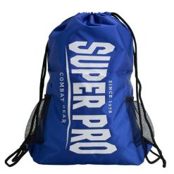 Torba Super Pro w Niebiesko-Białą dla Sportowców. Białe torby sportowe SUPER PRO COMBAT GEAR, bez wzorów. Za 131.99 zł.