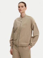 Max Mara Leisure Bluza 2516921017650 Zielony Regular Fit. Zielone bluzy damskie Max Mara Leisure, xs, bez wzorów, z bawełny, bez kaptura. Za 599.99 zł.
