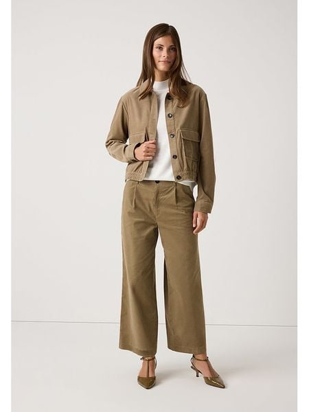 More & More Spodnie w kolorze jasnobrązowym rozmiar: 44. Brązowe spodnie materiałowe damskie More & More, bez wzorów, z materiału. Za 180.06 zł.