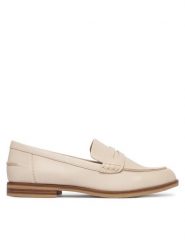 Caprice Lordsy 9-24203-46 Beżowy. Brązowe półbuty damskie Caprice, bez wzorów, ze skóry, bez obcasa, bez zapięcia. Za 291.99 zł.