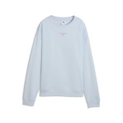 Damska gruba bluza z okrągłym dekoltem PUMA × HYROX PUMA. Szare bluzy damskie Puma, l, bez wzorów, z bawełny, bez kaptura. Za 299.00 zł.