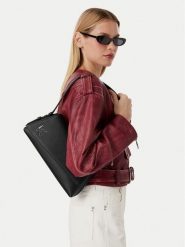 Karl Lagerfeld Jeans Torebka B3W30200 Czarny. Czarne torebki klasyczne damskie Karl Lagerfeld Jeans, z jeansu, bez dodatków. Za 807.99 zł.