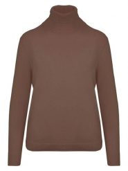 Malo Optimum Golf w kolorze brązowym rozmiar: M. Brązowe golfy damskie Malo Optimum, m, bez wzorów, z kaszmiru, bez ramiączek. Za 406.57 zł.