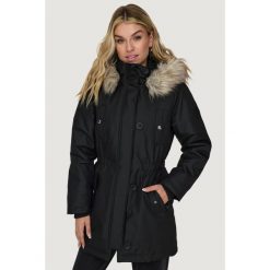 Parka Kobieta ONLY ONLIRIS FUR WINTER PARKA CC 2023 OTW. Czarne parki damskie Only, na zimę, bez kaptura. Za 296.70 zł.