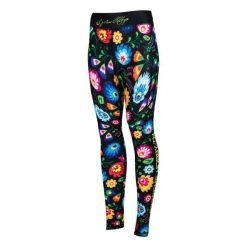 Legginsy sportowe damskie EXTREME HOBBY FOLK 2. Czarne legginsy sportowe damskie EXTREME HOBBY, s, bez wzorów, z elastanu, do biegania. Za 229.00 zł.