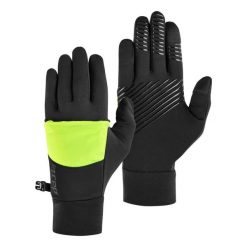 Ciepłe zimowe rękawiczki 2w1 odblaskowe z powłoką touchscreen CEP unisex. Czarne rękawiczki damskie CEP, bez wzorów. Za 119.00 zł.