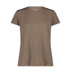 Koszulka damska CMP. Brązowe bluzki damskie CMP, l, bez wzorów, sportowe, bez kołnierzyka, bez ramiączek. Za 212.50 zł.