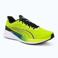 Buty do biegania PUMA Redeem Pro Racer. Zielone obuwie sportowe damskie Puma, bez zapięcia, do biegania. Za 289.99 zł.
