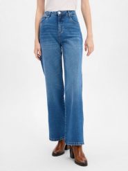 Opus Dżinsy o szerokim kroju - Mivy Kobiety Bawełna niebieski jednolity, 34-31. Niebieskie jeansy damskie Opus. Za 449.95 zł.