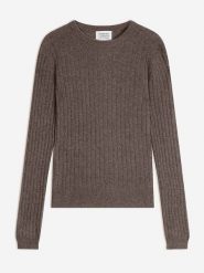 AUTHENTIC CASHMERE Kaszmirowy sweter w kolorze jasnobrązowym rozmiar: XL. Brązowe swetry klasyczne damskie AUTHENTIC CASHMERE, xl, z kaszmiru, bez kołnierzyka. Za 369.99 zł.