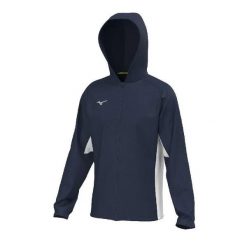 Bluza damska z kapturem Mizuno RB Micro. Czarne bluzy damskie Mizuno, s, bez wzorów, z materiału, z kapturem. Za 275.55 zł.