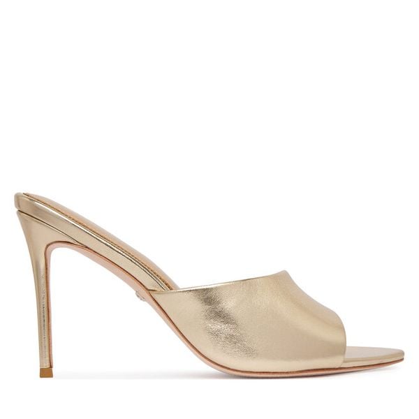 Klapki Marciano Guess. Żółte klapki damskie Marciano Guess, z aplikacjami, bez obcasa, bez zapięcia. Za 889.99 zł.