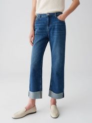 OPUS Dżinsy - Comfort fit - w kolorze granatowym rozmiar: 44/L26. Niebieskie jeansy damskie Opus. Za 190.18 zł.