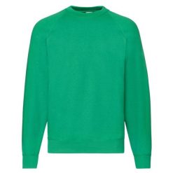 Klasyczna Bluza Raglanowa Unisex Dla Dorosłych. Fioletowe bluzy damskie Fruit of the Loom, m, bez wzorów, z bawełny, z kapturem. Za 85.99 zł.